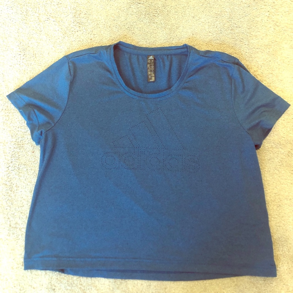 ADIDAS women’s boxy crop top worn once